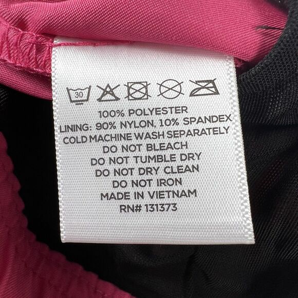 Saturdays NYC Timothy Accordion Swim Short Men’s XL Fuchsia 6.5” Inseam Lined - Picture 13 of 16